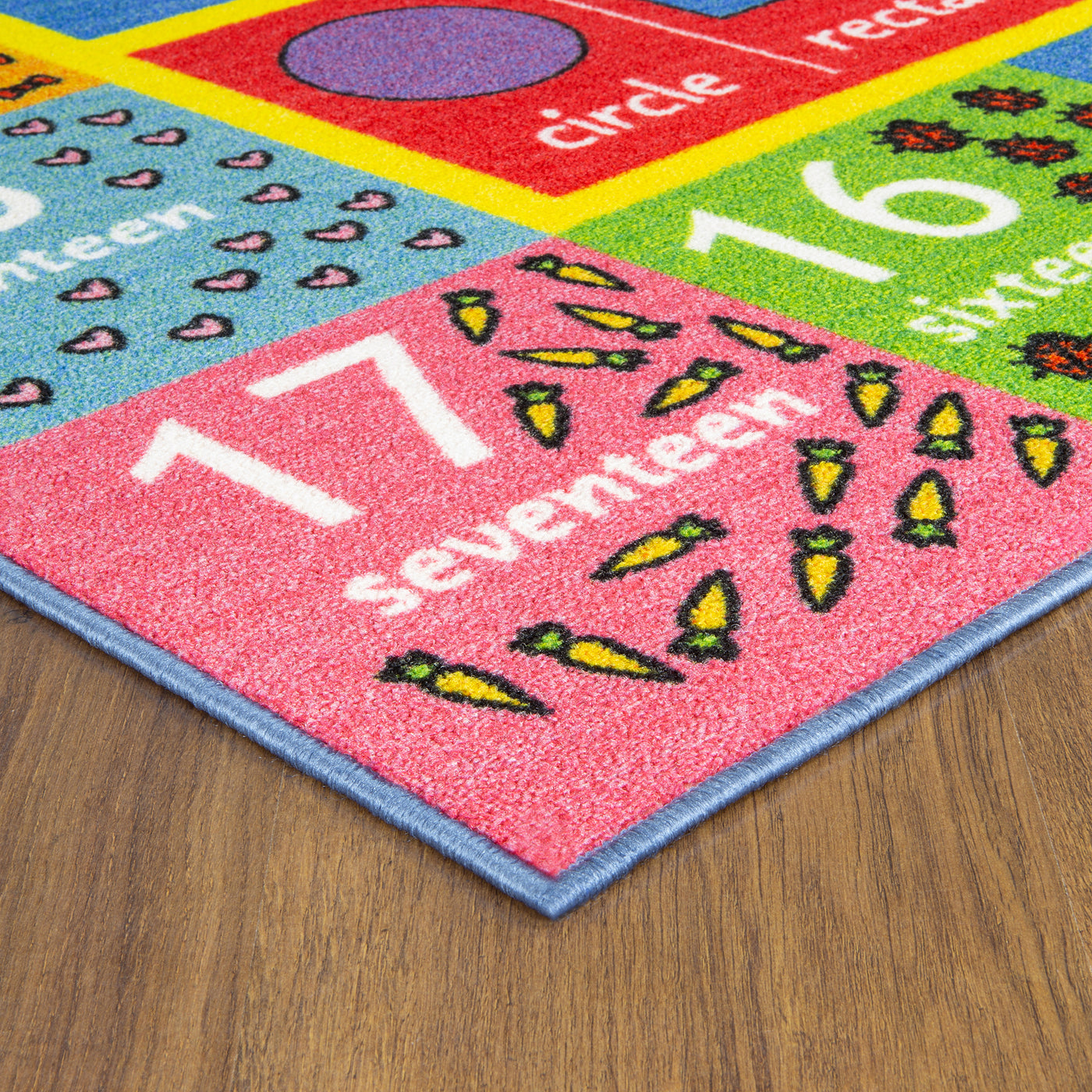 Kids Math Symbols, Numbers & Shapes Rug - KC Cubs