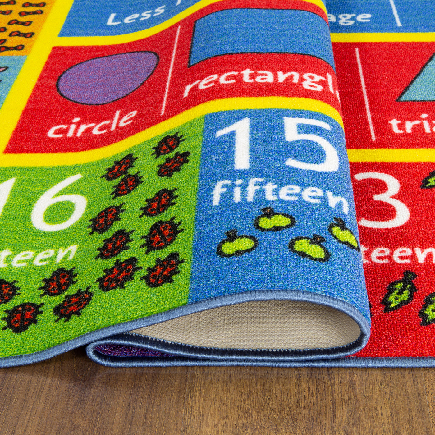 Kids Math Symbols, Numbers & Shapes Rug - KC Cubs